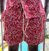 Load image into Gallery viewer, Red Paisley Resort/21 Shorts
